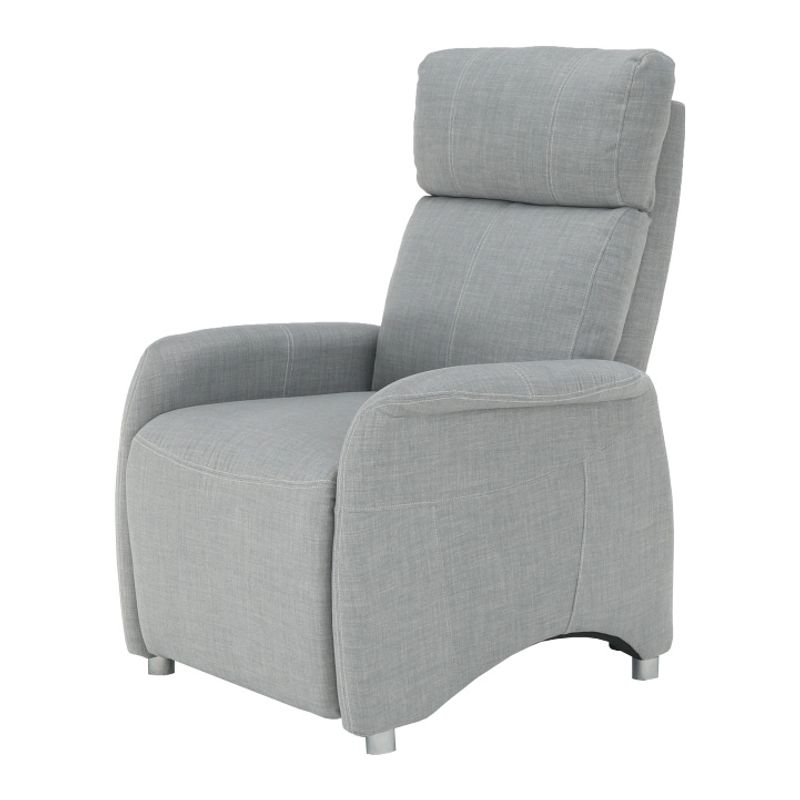 Casa si Gradina - Mobilier - Scaune si fotolii - Fotolii - Fotoliu reglabil, material textil gri, FOREST - Infinity.ro