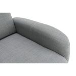 Casa si Gradina - Mobilier - Scaune si fotolii - Fotolii - Fotoliu reglabil, material textil gri, FOREST - Infinity.ro