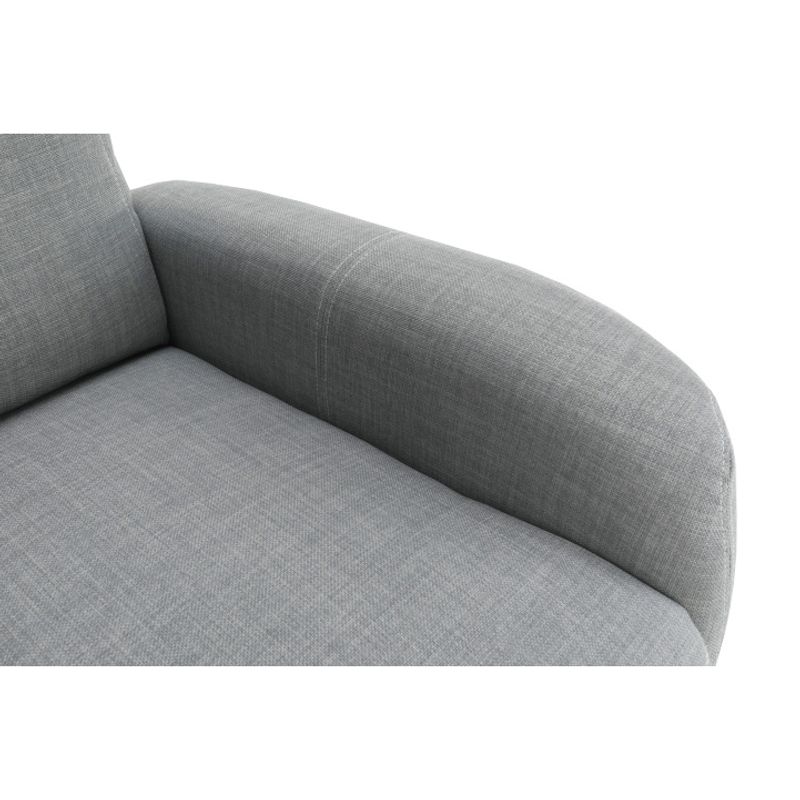 Casa si Gradina - Mobilier - Scaune si fotolii - Fotolii - Fotoliu reglabil, material textil gri, FOREST - Infinity.ro