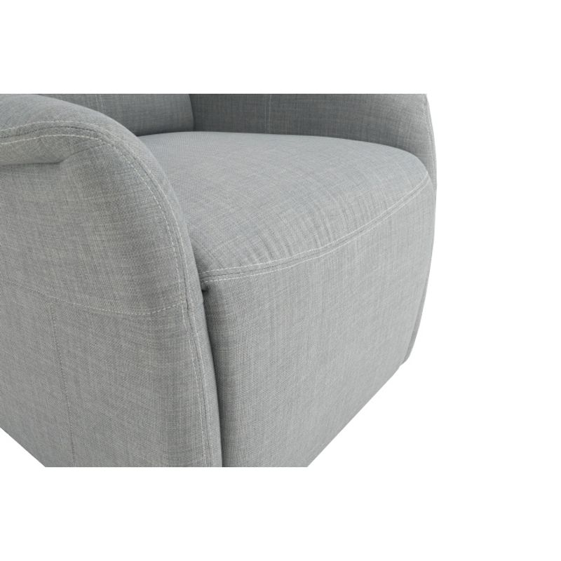 Casa si Gradina - Mobilier - Scaune si fotolii - Fotolii - Fotoliu reglabil, material textil gri, FOREST - Infinity.ro