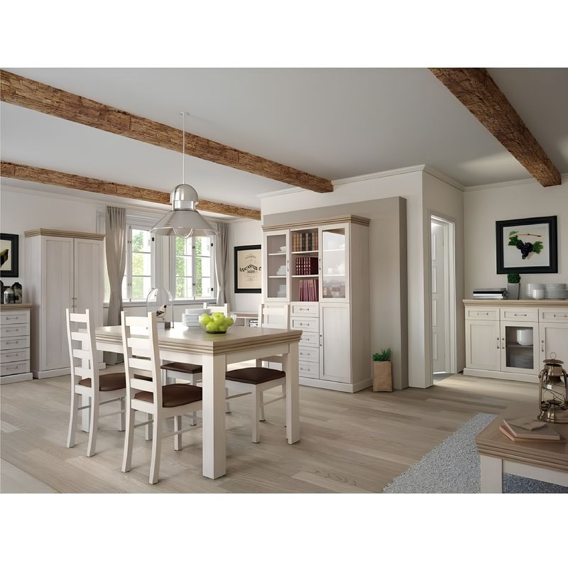 Casa si Gradina - Mobilier - Comode si corpuri - Comode - Comoda, 5 sertare, pin nordic/stejar salbatic, ROYAL KS5 - Infinity.ro