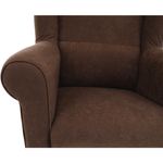 Casa si Gradina - Mobilier - Scaune si fotolii - Fotolii - Fotoliu cu taburet, material maro, ASTRID - Infinity.ro