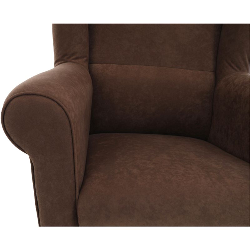 Casa si Gradina - Mobilier - Scaune si fotolii - Fotolii - Fotoliu cu taburet, material maro, ASTRID - Infinity.ro