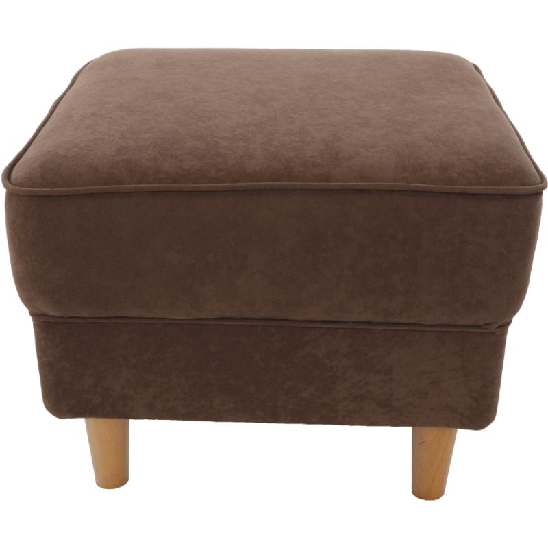 Casa si Gradina - Mobilier - Scaune si fotolii - Fotolii - Fotoliu cu taburet, material maro, ASTRID - Infinity.ro