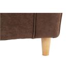Casa si Gradina - Mobilier - Scaune si fotolii - Fotolii - Fotoliu cu taburet, material maro, ASTRID - Infinity.ro