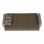 Casa si Gradina - Mobilier - Canapele si coltare - Canapele - Canapea trei locuri, extensibila, maro, MILO 3 locuri - Infinity.ro