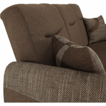 Casa si Gradina - Mobilier - Canapele si coltare - Canapele - Canapea trei locuri, extensibila, maro, MILO 3 locuri - Infinity.ro