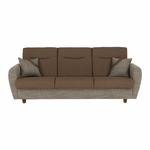 Casa si Gradina - Mobilier - Canapele si coltare - Canapele - Canapea trei locuri, extensibila, maro, MILO 3 locuri - Infinity.ro