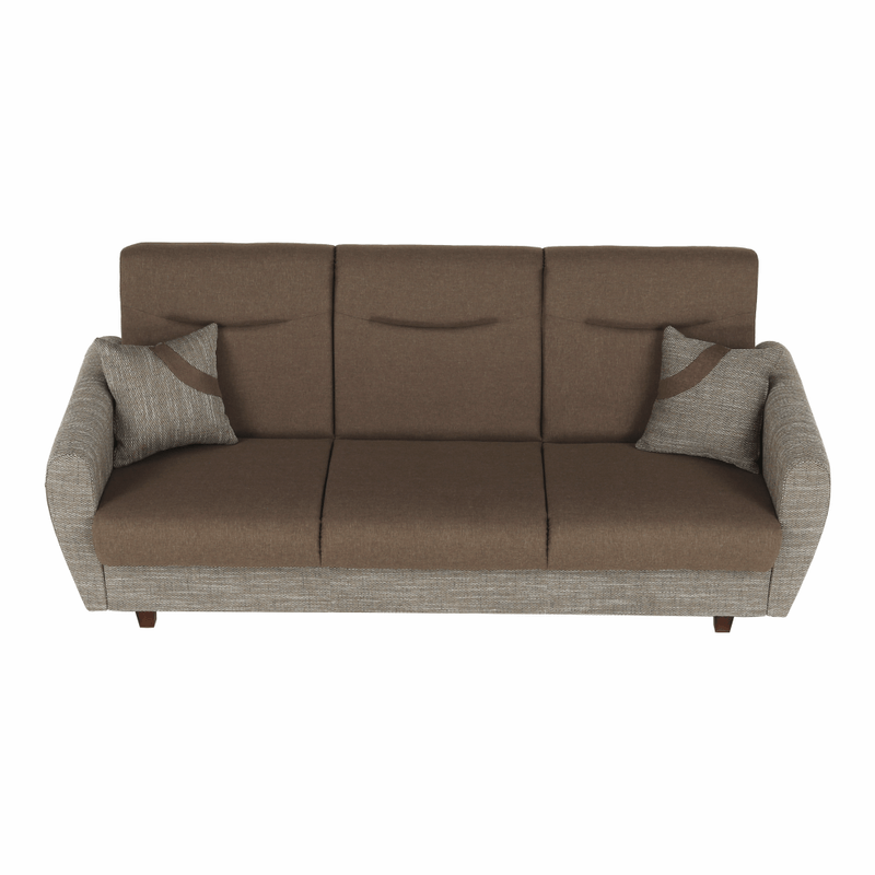 Casa si Gradina - Mobilier - Canapele si coltare - Canapele - Canapea trei locuri, extensibila, maro, MILO 3 locuri - Infinity.ro