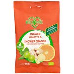 Market - Bacanie - Dulciuri - Praline si bomboane - Bomboane cu ghimbir-lime si ghimbir-portocala, eco - Infinity.ro