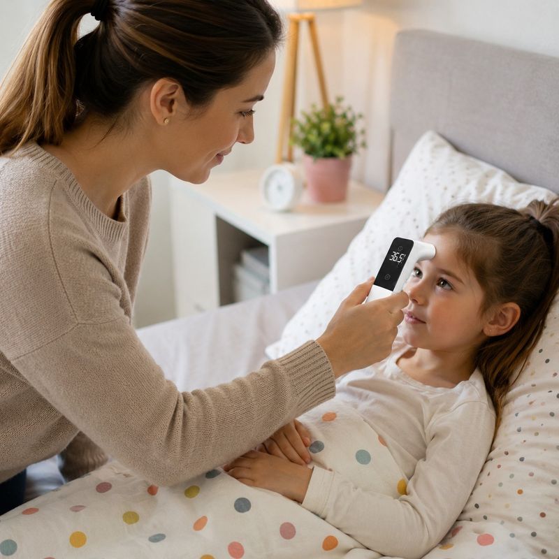 Ingrijire personala si Cosmetice - Sanatate si wellness - Aparate medicale - Termometre - Termometru Digital MRG M-UFR102, Infrarosu, Non Contact, 20 Memorii, 1 sec - Infinity.ro