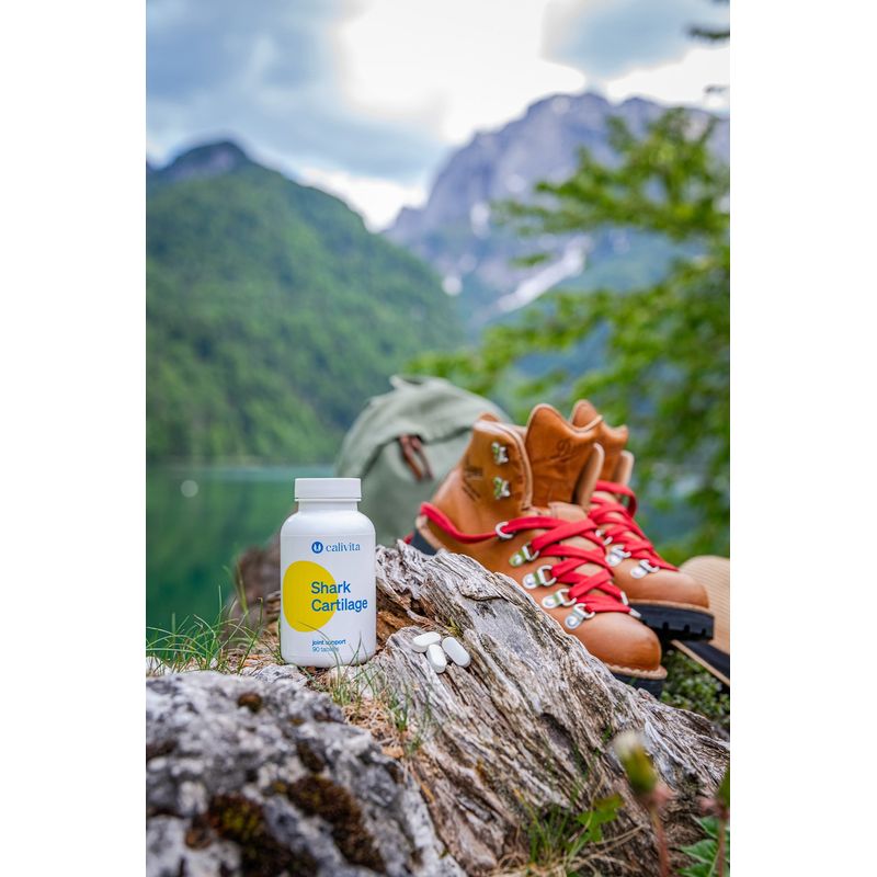 Ingrijire personala si Cosmetice - Sanatate si wellness - Suplimente alimentare - Alte suplimente alimentare - Cartilaj de Rechin, pentru Protectia Articulatiilor, Inflamatii si Mobilitate, Shark Cartilage Calivita - (90 tablete) - Infinity.ro
