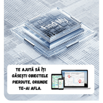 Laptop, Telefoane si Tablete - Wearables si gadgeturi - Gadgeturi - Dispozitive spionaj - Dispozitiv Anti-Pierdere BIRAI SafeTag, Compatibil IOS, Localizare GPS Tracker, Globala, , Fara SIM, Alb - Infinity.ro