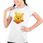 Fashion, accesorii si bijuterii - Copii - Imbracaminte copii - Tricouri copii - Tricou Copii Fete Winnie the Puh Pooh Cartoon CoolTrend, alb, marime L Copii - Infinity.ro