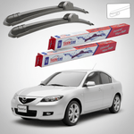 Auto si Moto - Intretinere auto - Stergatoare - Stergatoare Mazda 3 BK Facelift Sedan 2006-2009 Set Fata Flat TeamCar - Infinity.ro
