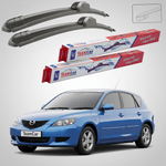 Auto si Moto - Intretinere auto - Stergatoare - Stergatoare Mazda 3 BK Hatchback 2003-2006 Set Fata Flat TeamCar - Infinity.ro