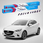 Auto si Moto - Intretinere auto - Stergatoare - Stergatoare Mazda 2 DJ Facelift 2023-2026 Set Fata Flat Premium TeamCar - Infinity.ro