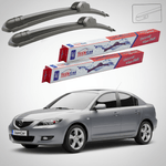 Auto si Moto - Intretinere auto - Stergatoare - Stergatoare Mazda 3 BK Sedan 2003-2006 Set Fata Flat TeamCar - Infinity.ro