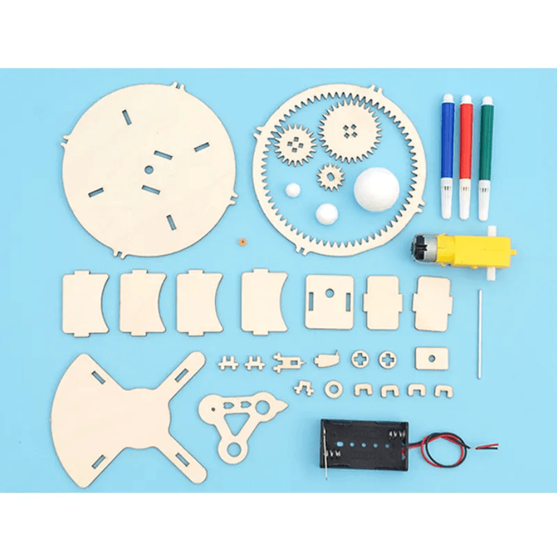 Jucarii, Copii si Bebe - Jucarii si jocuri - Jucarii & jocuri educative - Jocuri si jucarii educative - Miscarea pamantului - luna- soare STEAM, Kit DIY-do It Yourself - Infinity.ro
