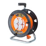Casa si Gradina - Electrice - Accesorii electrice - Prelungitoare, triple, fise - Derulator Cablu Electric cu 4 Prize 35M 3X1.5 Inlet - ELBI D431 - Infinity.ro