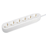 Casa si Gradina - Electrice - Accesorii electrice - Prelungitoare, triple, fise - Prelungitor ceramic 5 m, 6 prize, cu CP, IPEE - PC65 - Infinity.ro