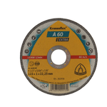 Casa si Gradina - Constructii - Scule electrice si accesorii - Accesorii polizare si slefuire - Disc de debitare Kronenflex A60 Extra pentru inox si metal universal, cu bavuri reduse, 115X1X22.23 mm, KLINGSPOR A60115 - Infinity.ro