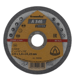 Casa si Gradina - Constructii - Scule electrice si accesorii - Accesorii polizare si slefuire - Disc de debitare Kronenflex A346 Extra pentru inox si otel, 125X1.6X22.23 mm, KLINGSPOR A346125 - Infinity.ro
