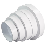 Casa si Gradina - Sanitare - Suporturi si accesorii baie - Sisteme de ventilatie - Reductie universala din plastic 80/100/120/125/150 mm - TE-MA RH - Infinity.ro