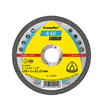 Casa si Gradina - Constructii - Scule electrice si accesorii - Accesorii polizare si slefuire - Disc de debitare Kronenflex A60 Extra pentru inox si metal universal, cu bavuri reduse, 125X1X22.23 mm, KLINGSPOR A60125 - Infinity.ro