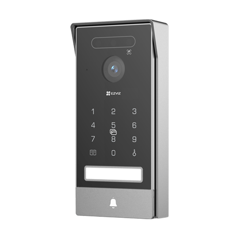 Casa si Gradina - Electrice - Smart Home - Control acces si accesorii - Videointerfon 4K, recunoastere faciala, scanare biometrica a palmei, monitor 8', IR, Wi-Fi6 - EZVIZ CS-HP7(4K, Palm) - Infinity.ro