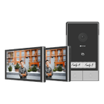 Casa si Gradina - Electrice - Smart Home - Control acces si accesorii - Kit video-interfon 2 familii, 2 x monitor tactil 7', camera 2K, audio, IR 6m, Wi-Fi6 - EZVIZ CS-HP7(3MP,2-Family Kit) - Infinity.ro