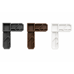 Casa si Gradina - Constructii - Ferestre si accesorii - Accesorii ferestre - Coltar PVC pentru rama plasa de insecte (Alb/Gri/Maro) - DUPLIFIX A012 - Infinity.ro