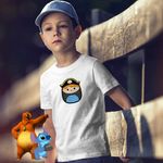 Fashion, accesorii si bijuterii - Copii - Imbracaminte copii - Tricouri copii - Tricou Copii Baieti Squishmallows Pirat Marinar CoolTrend, alb, marime S Copii - Infinity.ro