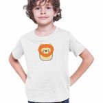 Fashion, accesorii si bijuterii - Copii - Imbracaminte copii - Tricouri copii - Tricou Copii Baieti Squishmallows Leu Africa CoolTrend, alb, marime M Copii - Infinity.ro