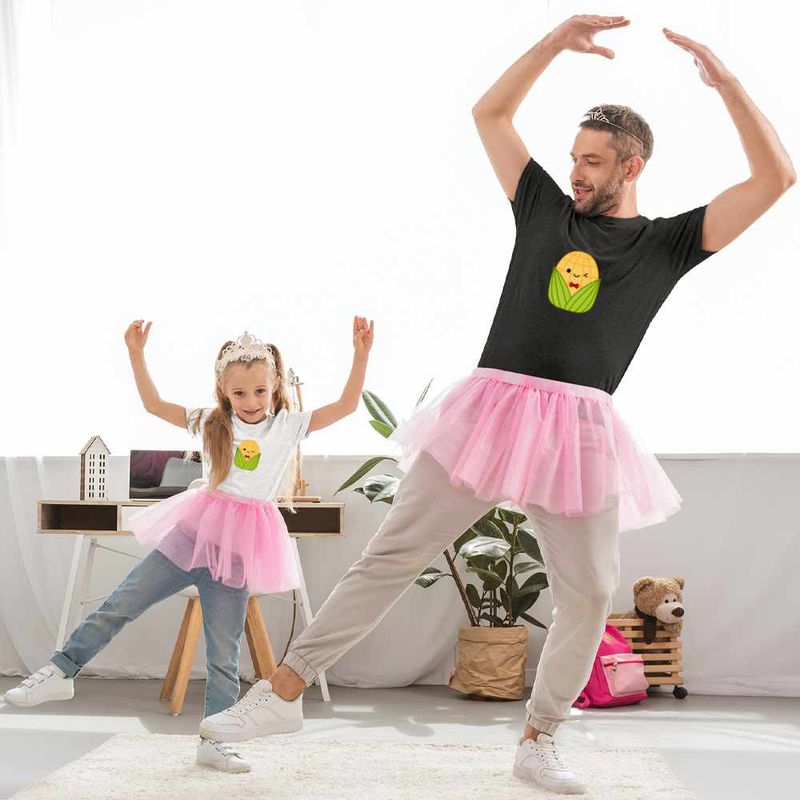 Fashion, accesorii si bijuterii - Copii - Imbracaminte copii - Tricouri copii - Tricou Copii Fete Squishmallows Porumb Ferma CoolTrend, negru, marime S Copii - Infinity.ro