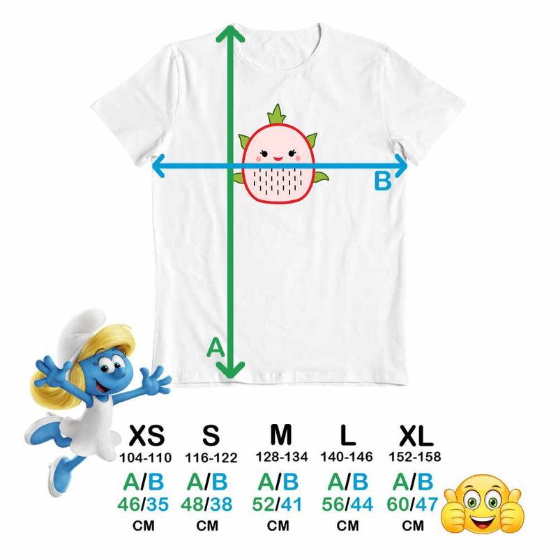 Fashion, accesorii si bijuterii - Copii - Imbracaminte copii - Tricouri copii - Tricou Copii Baieti Squishmallows Capsuna Squis Squad CoolTrend, alb, marime L Copii - Infinity.ro