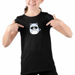 Fashion, accesorii si bijuterii - Copii - Imbracaminte copii - Tricouri copii - Tricou Copii Fete Squish mallows Raton CoolTrend, negru, marime XS Copii - Infinity.ro