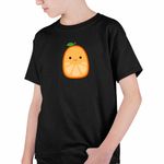 Fashion, accesorii si bijuterii - Copii - Imbracaminte copii - Tricouri copii - Tricou Copii Baieti Squishmallows Portocala CoolTrend, negru, marime S Copii - Infinity.ro
