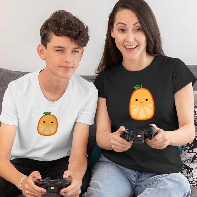 Fashion, accesorii si bijuterii - Copii - Imbracaminte copii - Tricouri copii - Tricou Copii Baieti Squishmallows Portocala CoolTrend, negru, marime S Copii - Infinity.ro