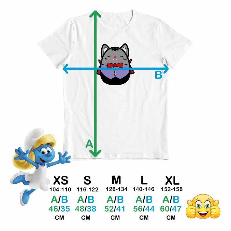 Fashion, accesorii si bijuterii - Copii - Imbracaminte copii - Tricouri copii - Tricou Copii Fete Squishmallows Dracula Romania Halloween CoolTrend, alb, marime XL Copii - Infinity.ro