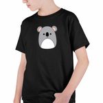 Fashion, accesorii si bijuterii - Copii - Imbracaminte copii - Tricouri copii - Tricou Copii Baieti Squishmallows Koala CoolTrend, negru, marime XS Copii - Infinity.ro