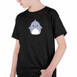 Fashion, accesorii si bijuterii - Copii - Imbracaminte copii - Tricouri copii - Tricou Copii Baieti Squish  mallows Rechin Ocean CoolTrend, negru, marime S Copii - Infinity.ro