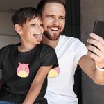 Fashion, accesorii si bijuterii - Copii - Imbracaminte copii - Tricouri copii - Tricou Copii Baieti Squishmallows Porc Ferma CoolTrend, alb, marime S Copii - Infinity.ro