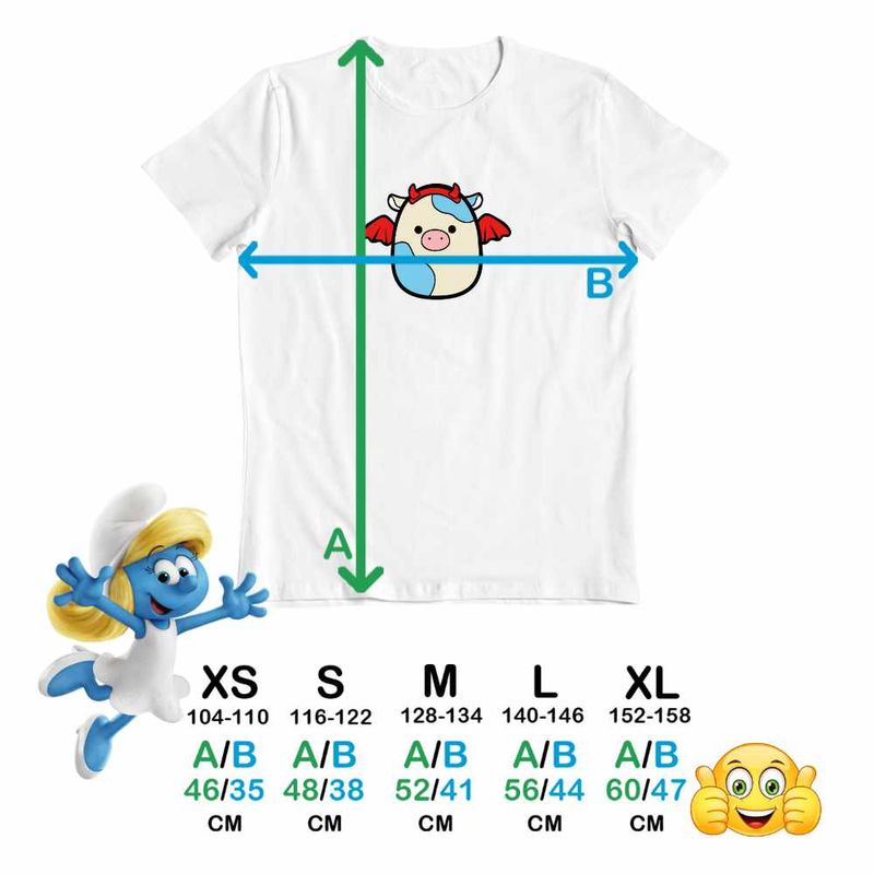 Fashion, accesorii si bijuterii - Copii - Imbracaminte copii - Tricouri copii - Tricou Copii Baieti Squishmallows Porc Liliac CoolTrend, alb, marime L Copii - Infinity.ro