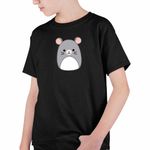 Fashion, accesorii si bijuterii - Copii - Imbracaminte copii - Tricouri copii - Tricou Copii Baieti Squishmallows Soricel Mouse CoolTrend, negru, marime M Copii - Infinity.ro