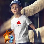 Fashion, accesorii si bijuterii - Copii - Imbracaminte copii - Tricouri copii - Tricou Copii Baieti Squishmallows Ciuperca Mario CoolTrend, alb, marime XL Copii - Infinity.ro