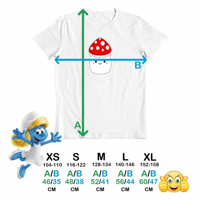 Fashion, accesorii si bijuterii - Copii - Imbracaminte copii - Tricouri copii - Tricou Copii Baieti Squishmallows Ciuperca Mario CoolTrend, alb, marime XL Copii - Infinity.ro