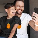 Fashion, accesorii si bijuterii - Copii - Imbracaminte copii - Tricouri copii - Tricou Copii Baieti Squishmallows Dovleac Halloween CoolTrend, alb, marime L Copii - Infinity.ro