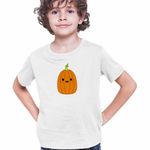 Fashion, accesorii si bijuterii - Copii - Imbracaminte copii - Tricouri copii - Tricou Copii Baieti Squishmallows Dovleac Halloween CoolTrend, alb, marime L Copii - Infinity.ro