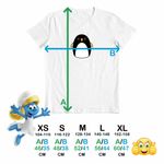 Fashion, accesorii si bijuterii - Copii - Imbracaminte copii - Tricouri copii - Tricou Copii Fete Squishmallows Pinguin Antartica CoolTrend, alb, marime S Copii - Infinity.ro